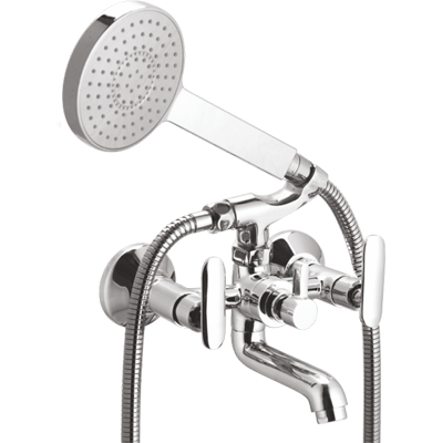 Wall Mixer with Crutch & H.Shower